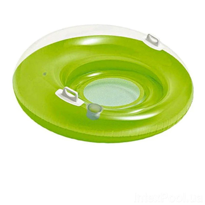 Надувне коло з ручками Intex 58883 (green) Надувне коло з ручками Intex 58883 (green)